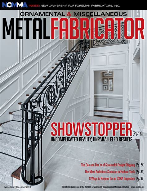 ornamental and miscellaneous metal fabrication magazine|Page 1 .